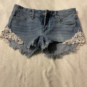 Cute denim shorts - saks fifth ave